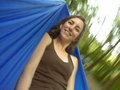A in hammock